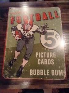 lot 382 image: Tin Football Sign