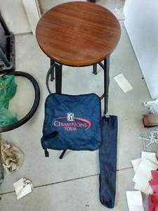 lot 394 image: Swivel Stool & Golf Chair