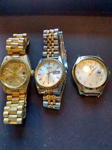 lot 295 image: (3) Mens Watches