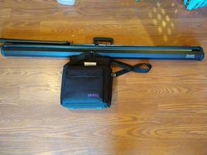 lot 312 image: LCP Projector w DeLite Roll Down Screen