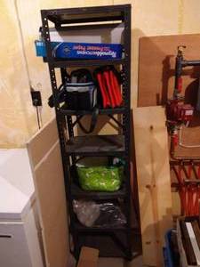 lot 315 image: Metal Shelf wContents