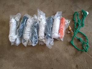 lot 452 image: (8) New Lead Ropes & Halter