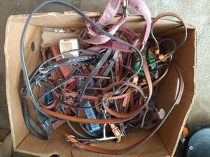 lot 465 image: Box of Halters & Reigns