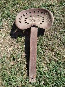 lot 533 image: Antique Tractor Seat