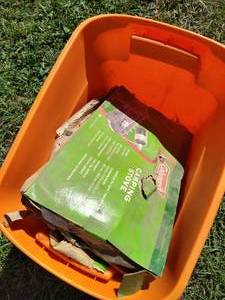 lot 539 image: Tote With Camp Stove & Camping Coffee Pot