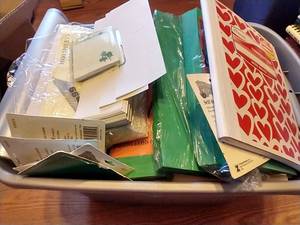 lot 576 image: Tote of Papers, Labels, Etc.