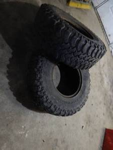 Pair Of BF Goodrich Mud Terrain Tires 32x11.5x15