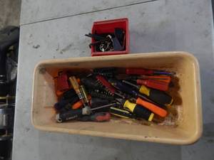 Assorted Screwdrivers, Bits, Allen Wrenches