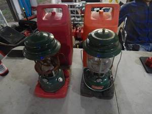 2-Kerosene Lanterns With Cases