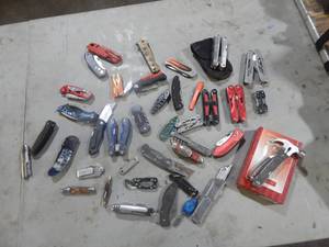 Assorted Pocket Knives & Multi Tools