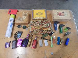 Smoking Related E-Cigs, Cigar Boxes, Lighters, More