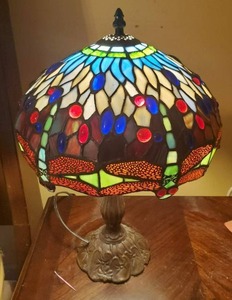 Tiffany Style Stained Glass Lamp