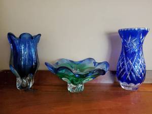 Collection Of Glass Items