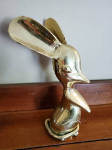 Brass Or Similar Material Mouse Figurine