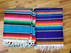 Two Southwest Style Blankets
