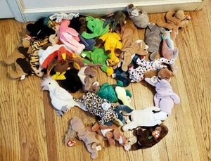 Collection Of Beanie Babies