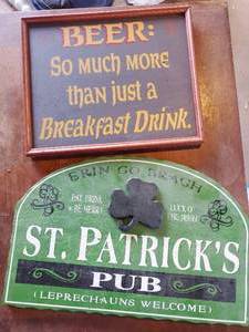 Two Wood Beer Signs