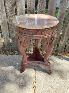 Stone Top End table
