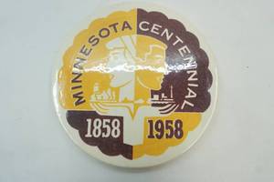 red wing centennial trivet MN Gopher colors