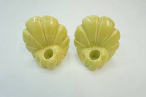 red wing pair of candle holders