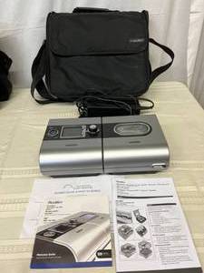 lot 2 image: MSRP $2400 ResMed S9 Autoset EPR&nbspCPAP -&nbspVPAP Bi-Level with H5i Humidifier includes Data Card, Travel Bag, Power Cord, Reservoir & Manual - Great Working Condition (MaskHose Not Included)