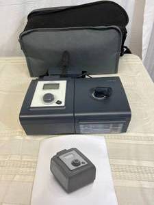 lot 4 image: MSRP $2500 Philips Respironics System One REMstar Auto With A-Flex CPAP - VPAP Machine With Carrying Bag, Smart Card, Reservoir, Power Cord & Manual (MaskHose Not Included) - Great Working Condition