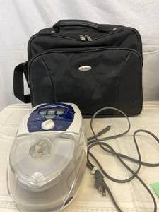 lot 6 image: MSRP $2100 ResMed S8 Escape II EPR CPAP - VPAP  and H4i Heated Humidifier includes Travel Bag,&nbspCard, Reservoir, Power Cord - Excellent Working Condition