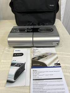 lot 7 image: MSRP $2800 S9 EPR Elite CPAP - VPAP  With H5i Humidifier By ResMed MACHINE WData Card, Travel Bag, Power Cord & Reservoir (MaskHose Not Included) - Great Working Condition  Check Out Online How Much They Sell For Refurbished