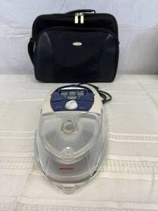 lot 17 image: MSRP $2800 ResMed S8 Escape II EPR CPAPVPAP with Easy-Breathe and H4i Heated Humidifier includes Travel Bag, Reservoir, Power Cord - Great Working Condition