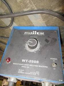 Miller WT-2508 Resistance Spot Welding Machine