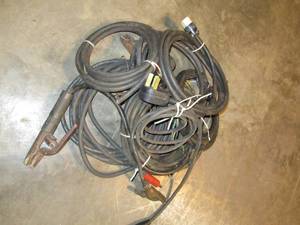 Lot of Power Cords & Tig Welders Clamps