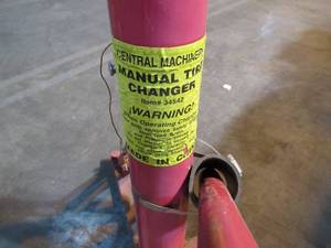 Manual Tire Changer
