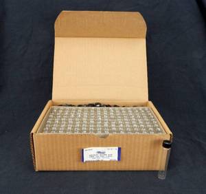 1 Gross Case of Mercer Glass Works Merco 2 Dram 75 x 15 MM Glass Screw Cap Vials
