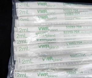 Lot of 30 VWR 2 ML Serological Pipettes