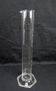 Set of 2 Mercer Glass Works 500 ML Glass Graduated Cylinders - Made in Japan
