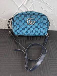 lot 12 image: Gucci Marmont Quilted Crossbody Bag