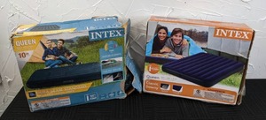 lot 66 image: (2) Intex Queen Sized Inflatable Beds