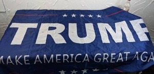 lot 69 image: Donald Trump MAGA Flag President