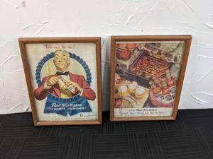 lot 37 image: Vintage Pabst Blue Ribbon Advertisement Posters