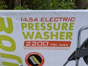 lot 20A image: Brand New Sun Joe SPX4003-ULT Electric Pressure Washer 2200 PSI 1.6 GPM 14.5 Amp Motor 