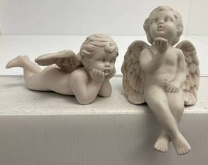 Group Of Vintage Porcelain Cherubs 8 1 Sitting 1 Relaxed Laying