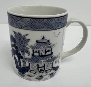 Vintage Overjoy Hong Kong Mug Hand Painted (No Chips Or Cracks) Light Staining Inside Bottom