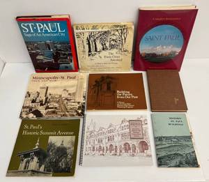 Large Group Of Books On St. Paul And The Twin Cities