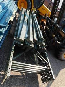 4 Bays of 36 Teardrop Pallet Racking