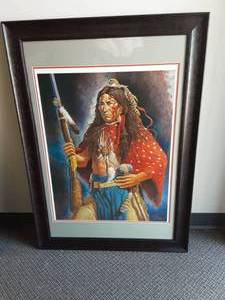 CRAZY HORSE AT ROSEBUD 29x40 7221000 & COA
