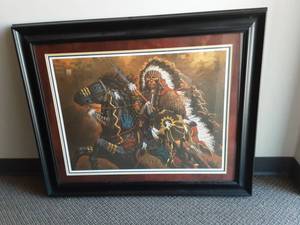 QUANAH PARKER COMANCHE WARLORD 37x30 501650 With COA
