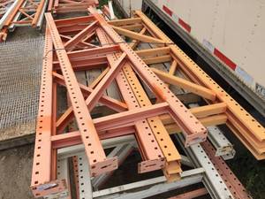lot 7 image: 5 Pallet Racking End Pcs 24 x 8