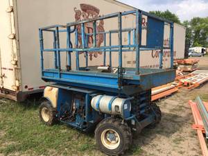 lot 19 image: Genie GS-2668RT Platform Scissor Lift Project