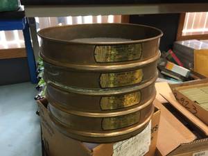 lot 59 image: Vintage U.S. Standard Sieve Series 5pc