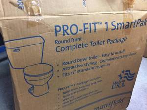 lot 61 image: Mansfield Pro-Fit 1 SmartPak Toilet Kit